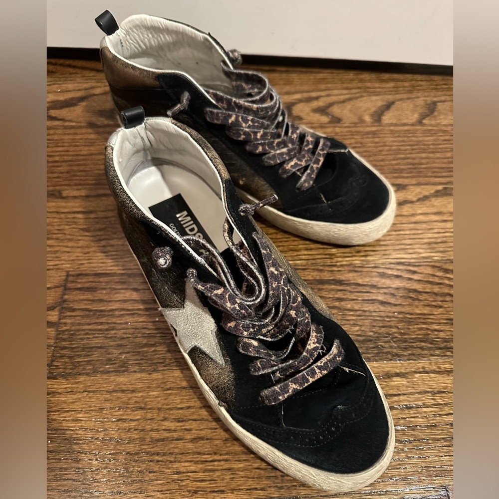 Golden Goose Mid Star Sneaker - Nordstrom Exclusive - Used - Picture 13 of 14